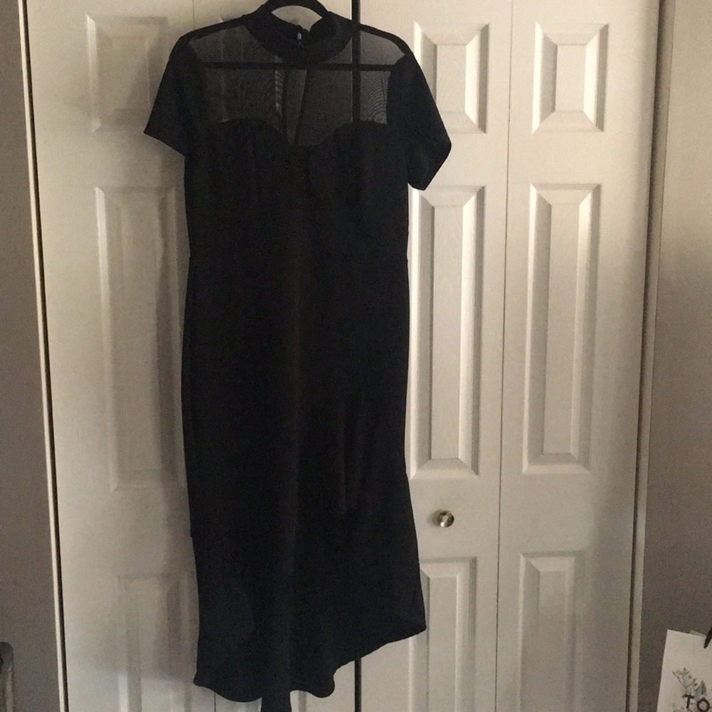 High Low Black Dress
